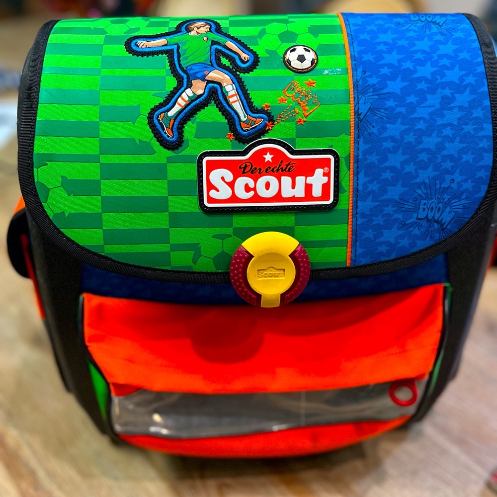 German Book bag multi color, unisex